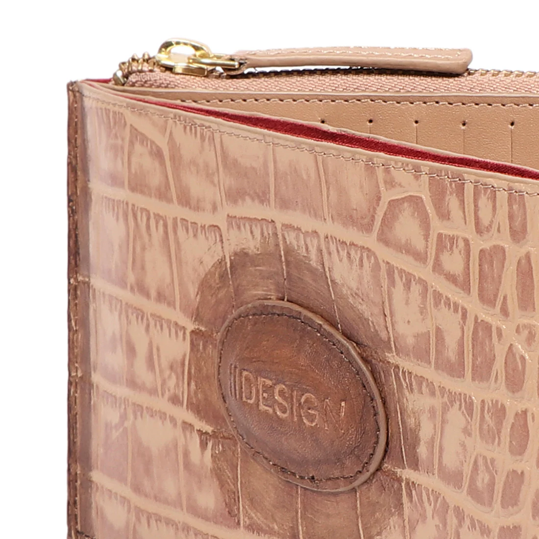 Valencia W4 Nude Leather Bi-Fold Wallet - Image 7