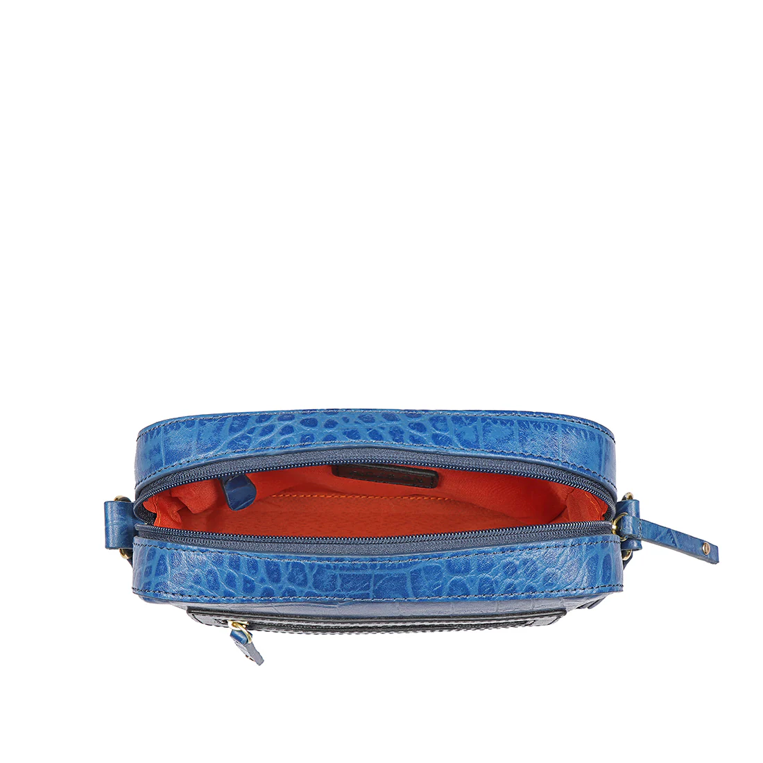 Valentine Blue Leather Crossbody - Image 5