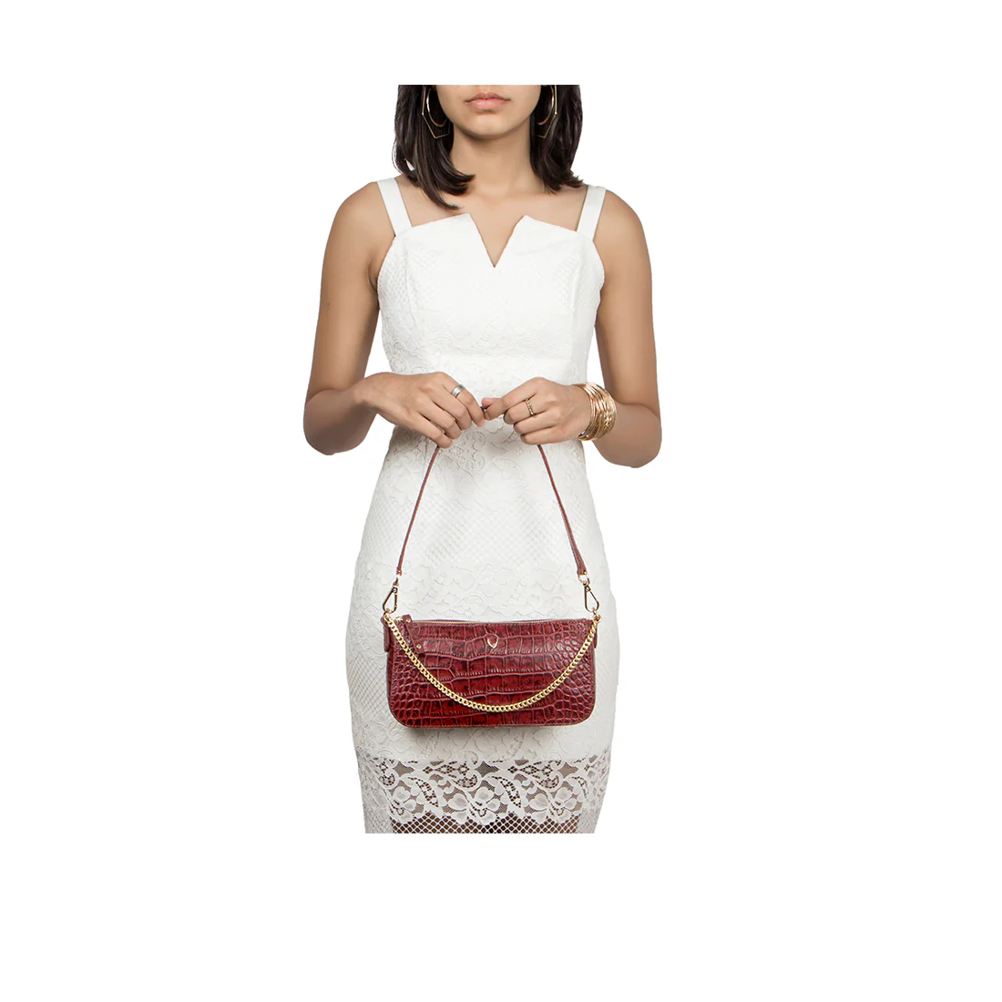 Valerie 02 Red Leather Bucket Bag - Image 6