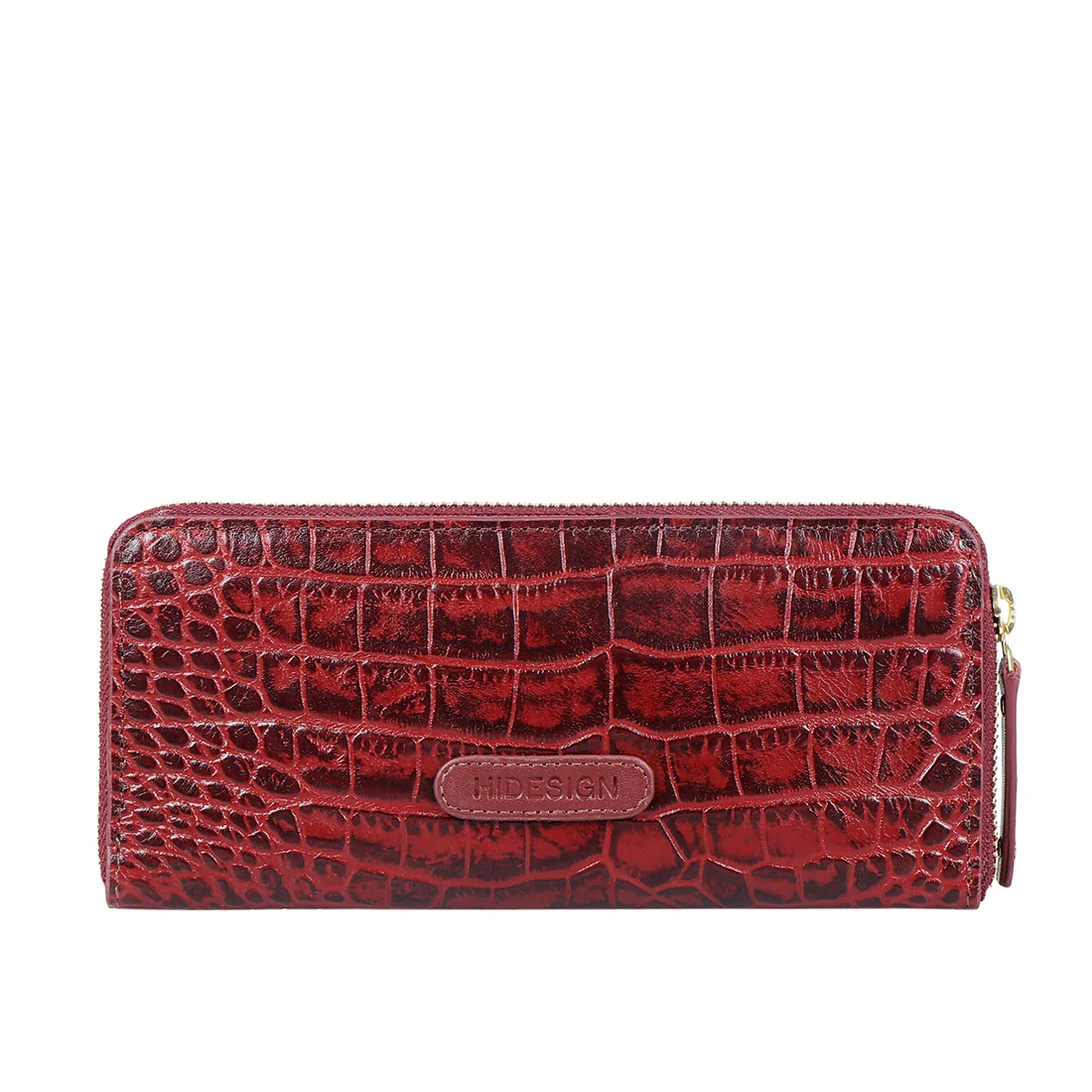 Valerie W2 Red Leather Zip Around Wallet - Image 4
