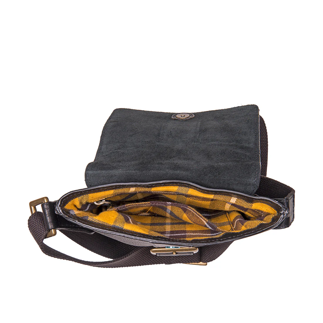 Vespucci 01 Black Leather  Crossbody - Image 4