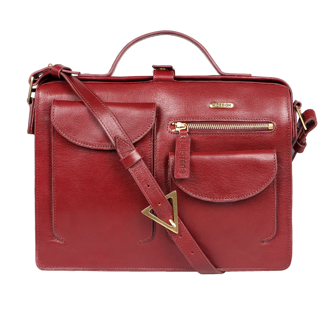 Vibes 01 Red Leather Crossbody - Image 2