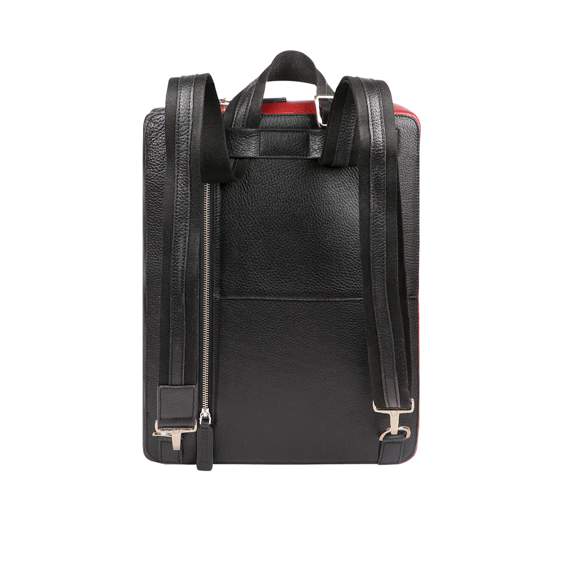 Vibes 04 Black Leather  Messenger Bag - Image 7