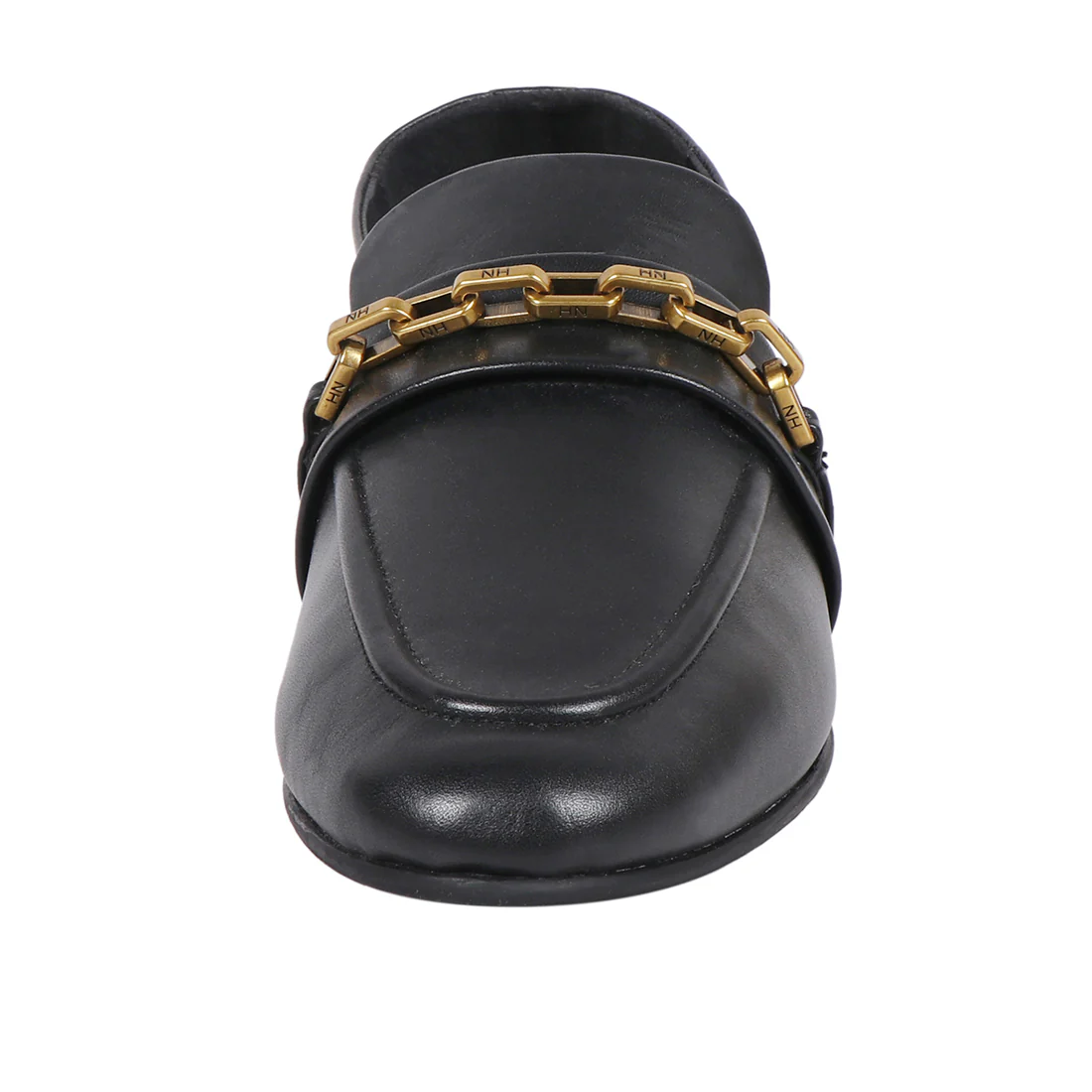Vienna Women's Black Leather Loafers - Image 2