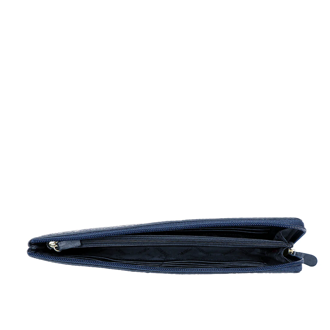 Viola W1 Sb Blue Leather Zip Around Wallet - Image 5