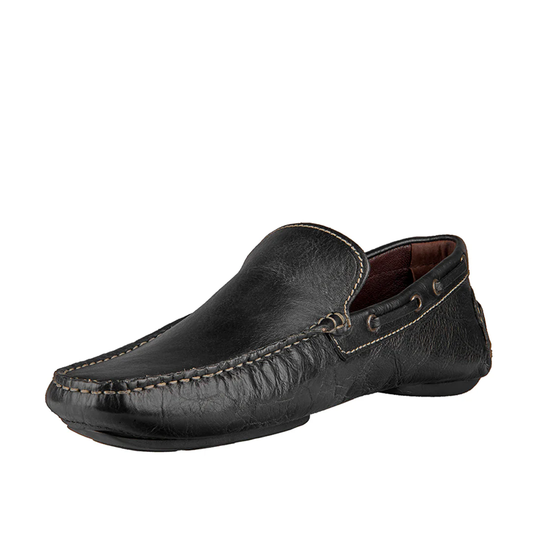 Waikiki Men's Black Leather Slip On