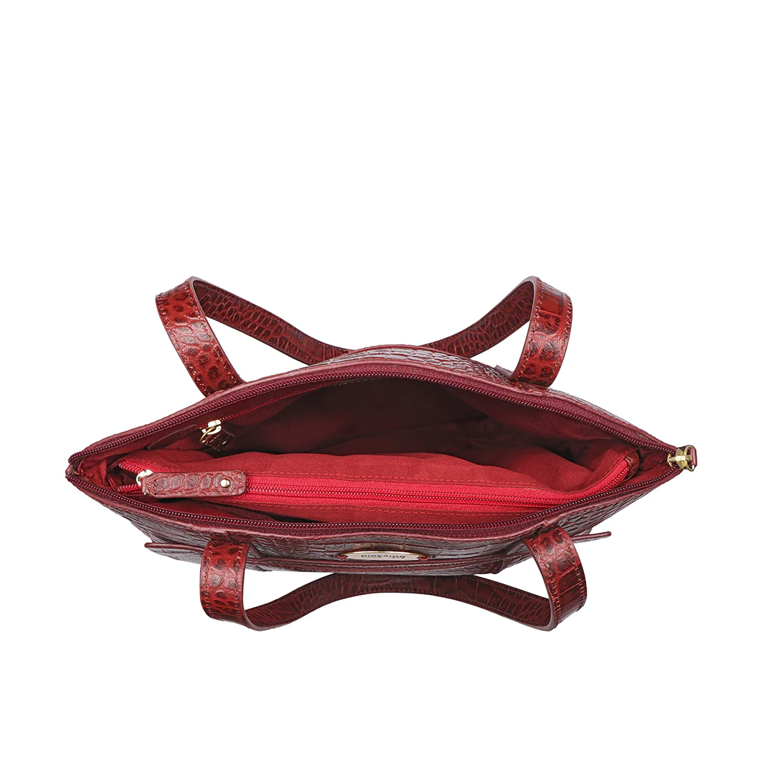 Whitney 03 Red Leather Tote Bag - Image 6