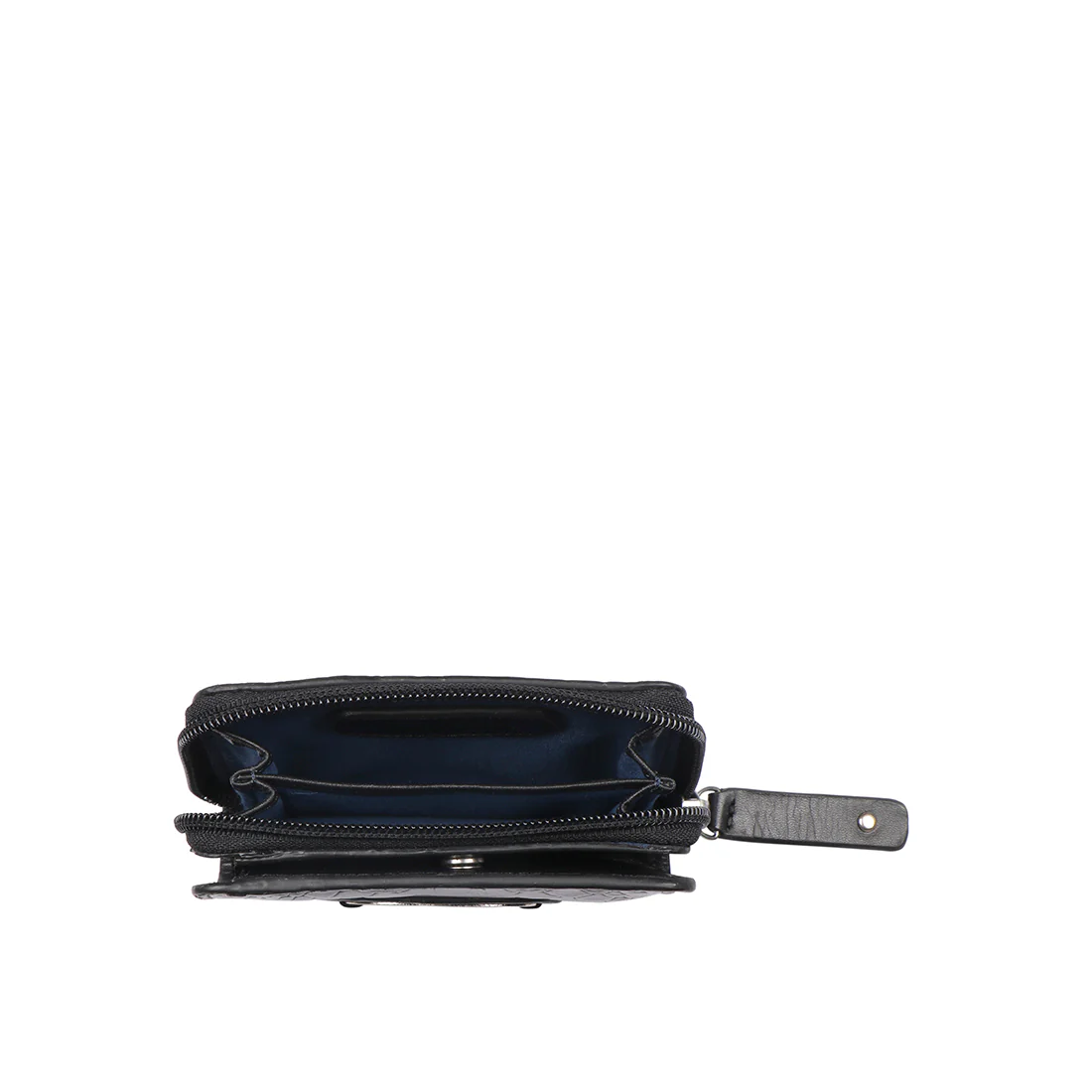 Whitney W1 Black Leather Zip Around Wallet - Image 8