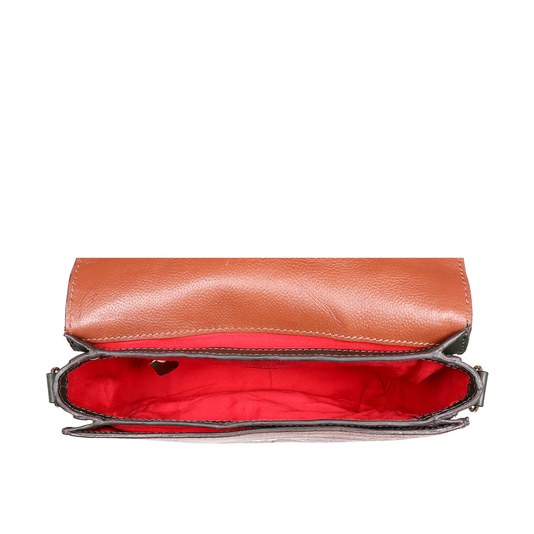 Wild Lily 02 Tan Leather Shoulder Bag - Image 4