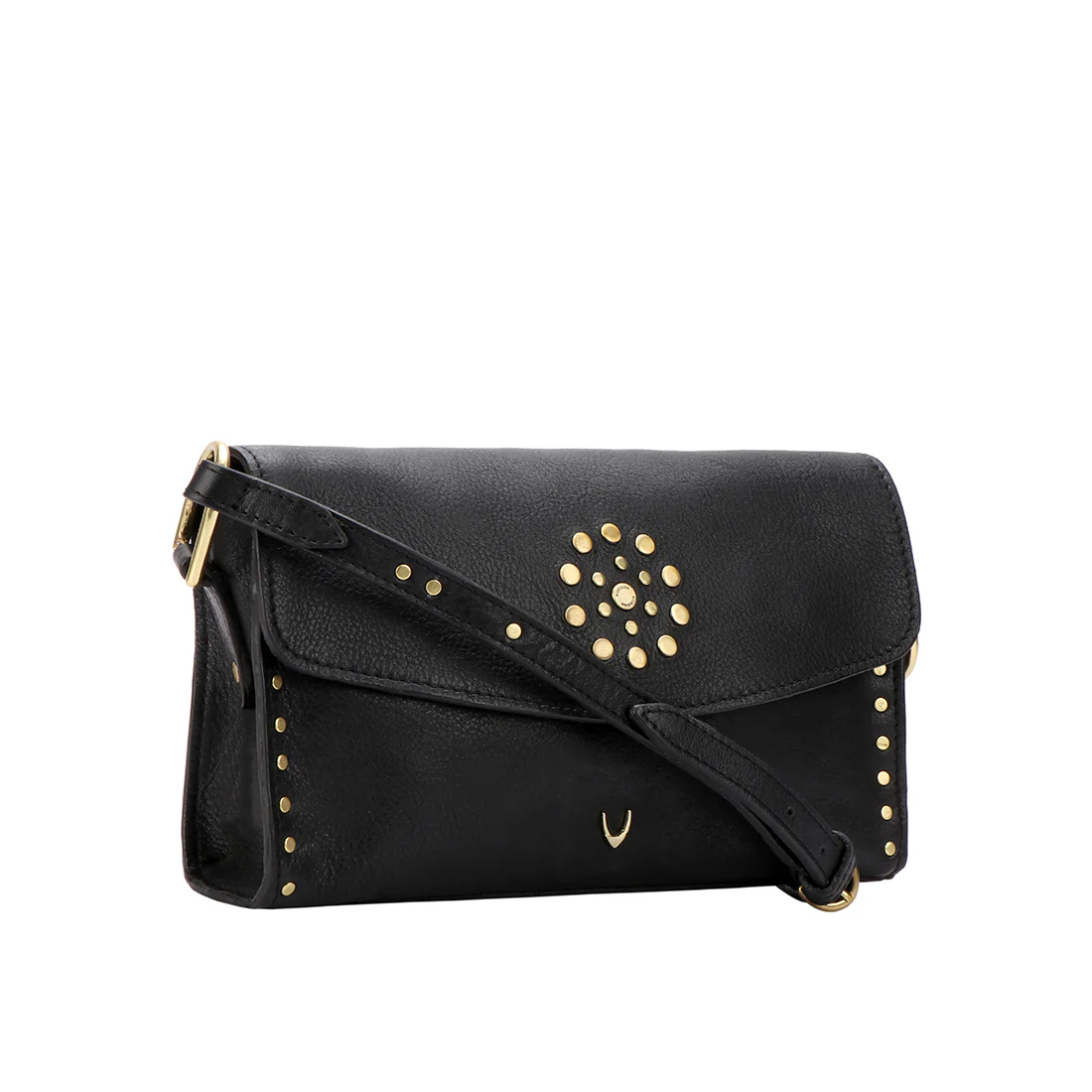 Witch 02 Black Leather Sling Bag - Image 3
