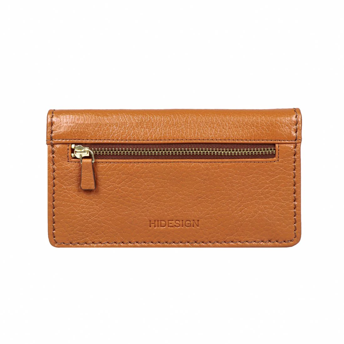 Woke W3 Orange Leather Clutch Wallet - Image 3