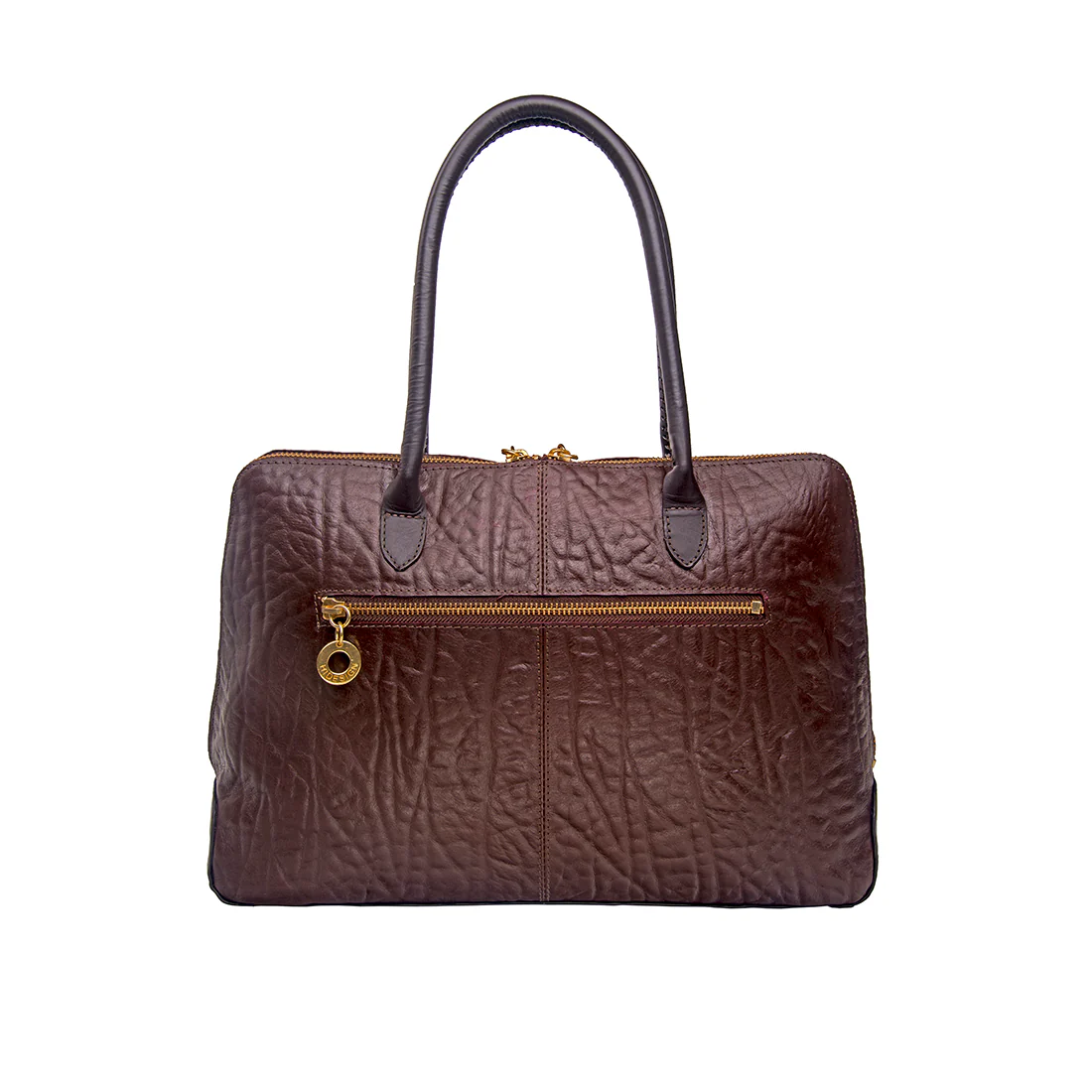 Yangtze 03 Cp Marsala Leather Tote Bag - Image 4