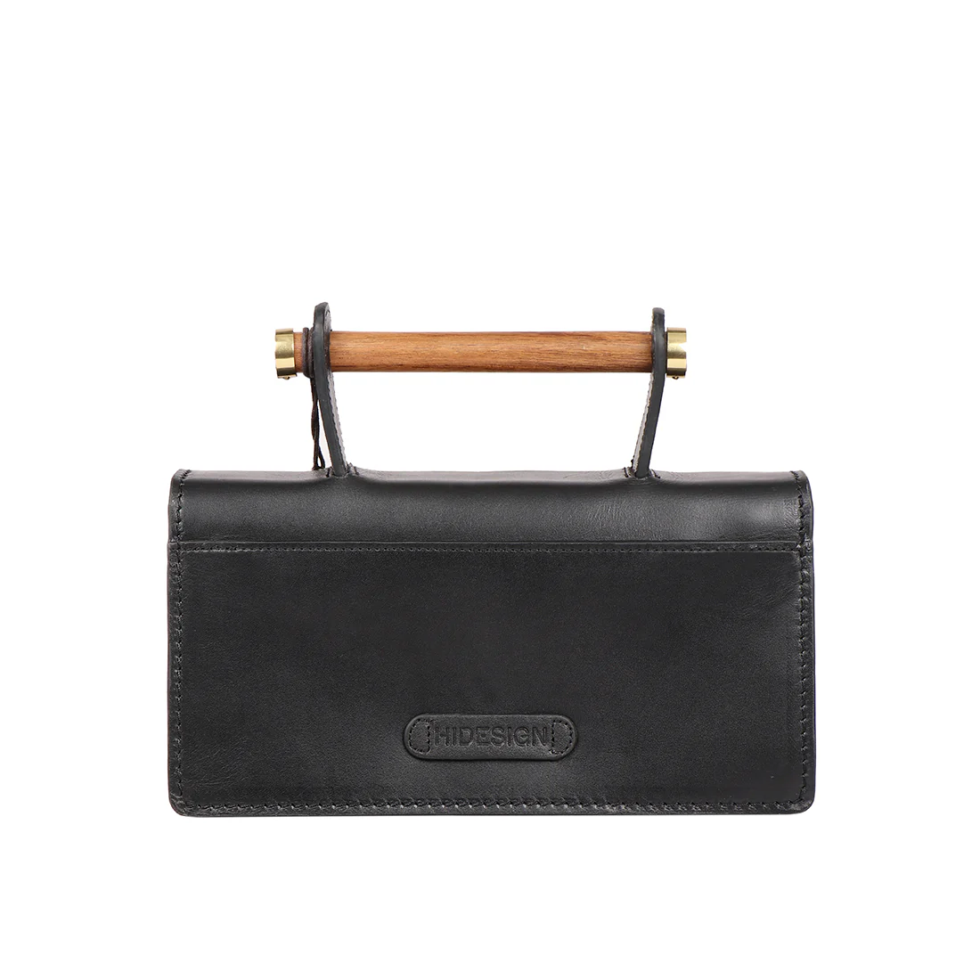 Zazen 05 Black Leather Sling Bag - Image 4